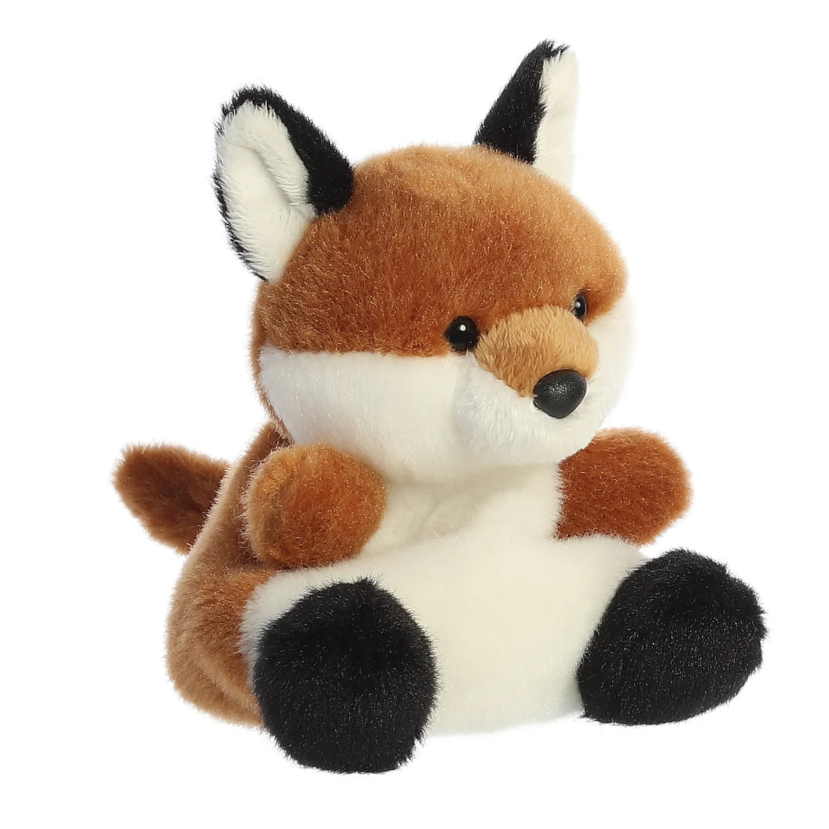 Peluche Volpe In Lino Wilberry – Morbido Giocattolo Per Bambini, 32 Cm, Rosa