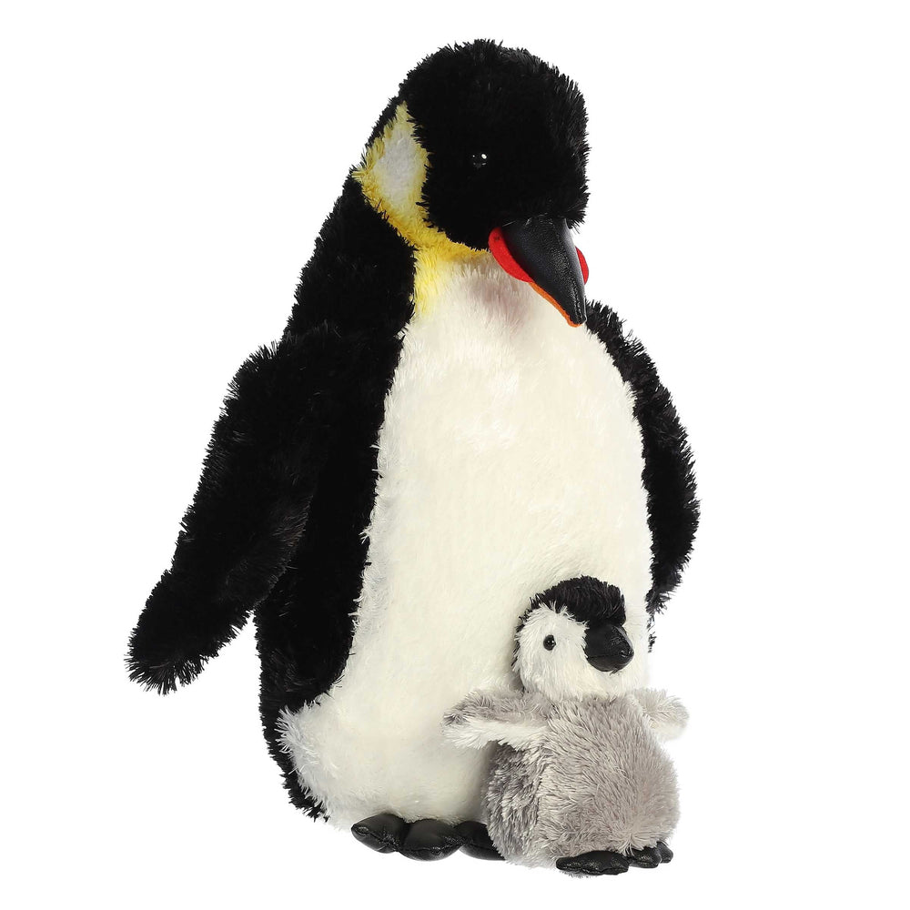 12" EMPEROR PENGUIN WITH BABY