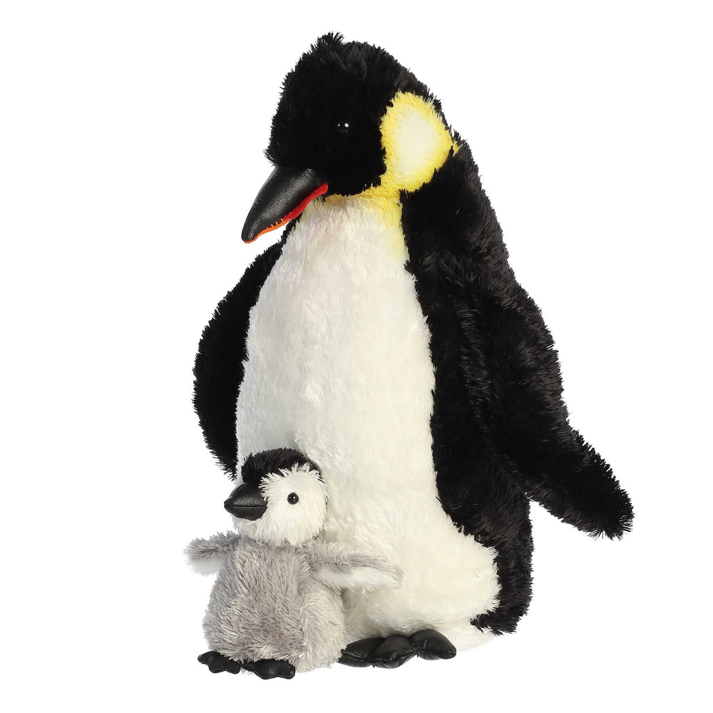 12" EMPEROR PENGUIN WITH BABY