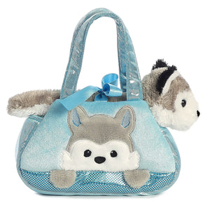 7 "Peek-A- Boo Husky - Fancy Pals - Aurora