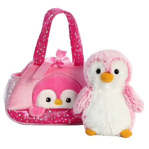 7 "Peek-A- Boo Pompom Pink Fancy Pals - Aurora