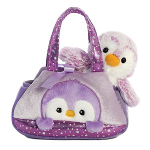 7 "Peek-A- Boo Pompom Purple Fancy Pals - Aurora