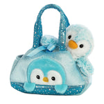 7 "Peek-A- Boo Pompom Blue Fancy Pals - Aurora
