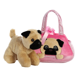 7 "Peek-A- Boo Pug  Fancy Pals - Aurora