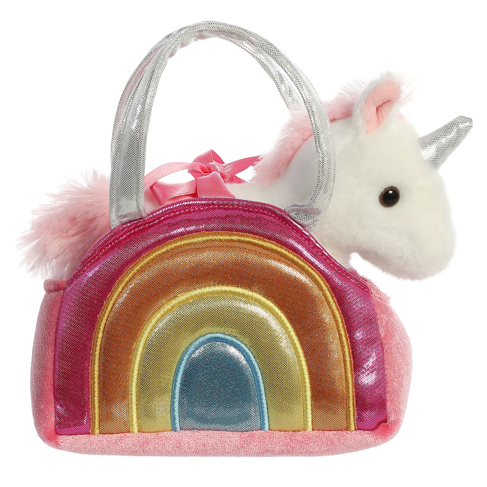 7 "Over Ther Rainbow Unicorn  - Fancy Pals - Aurora