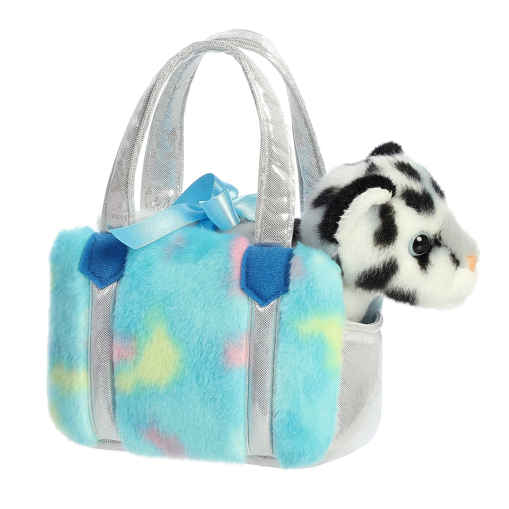 6.5 " BlueBerry Snow Leopard - Fancy Pals - Aurora
