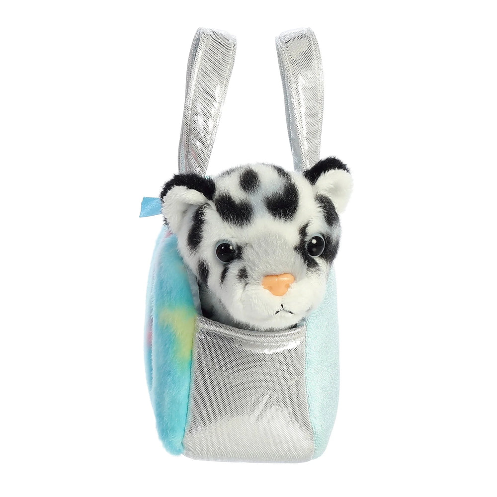 6.5 " BlueBerry Snow Leopard - Fancy Pals - Aurora