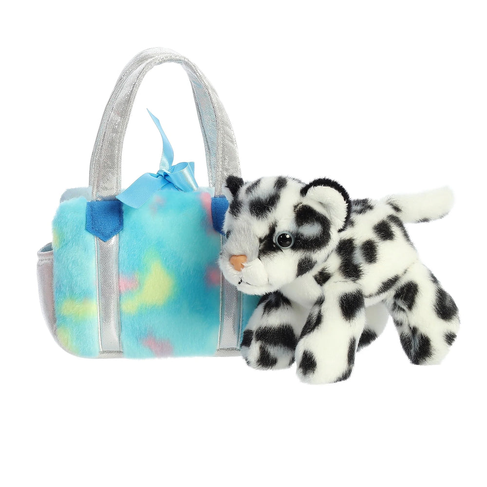 6.5 " BlueBerry Snow Leopard - Fancy Pals - Aurora