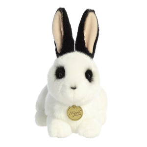 11" BLACK & WHITE REX RABBIT