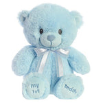 12" MY FIRST TEDDY BLUE